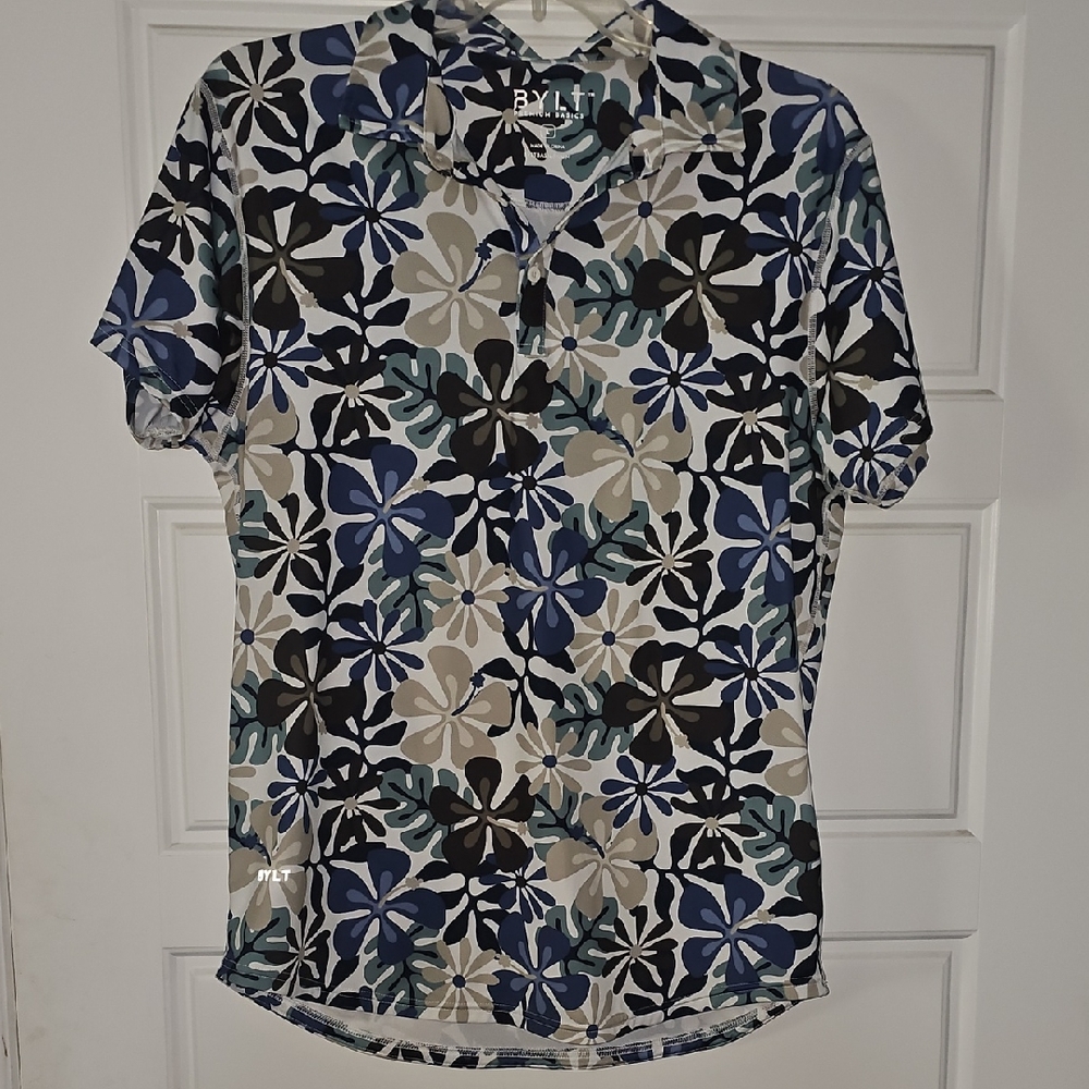 BYLT Floral Pattern Shirt